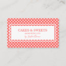 Search for sweets business cards Cafe