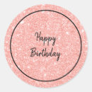 Search for glitter birthday stickers Black