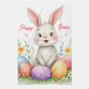 Search for easter eggs tea towels Rabbit