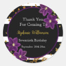 Search for purple white black stickers Floral