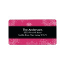 Search for pink snowflake return address labels Snowflakes