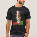 Search for beagle christmas tshirts Santa