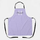 Search for monogram kitchen aprons Purple