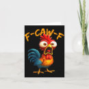 Search for funny chicken quotes cards F caw