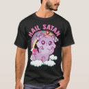 Search for hail satan tshirts Kitten