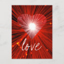 Search for red love heart postcards Romance