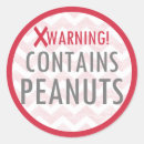 Search for food container stickers Nut allergy
