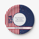 Search for red white blue stars patriotic paper plates Stripes