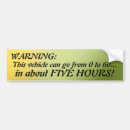 Search for clunkers bumper stickers Old car