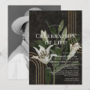 Search for lily funeral invitations Celebration of life