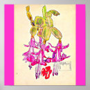 Search for vintage cactus art Red