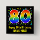 Search for 80 square badges 80 years old