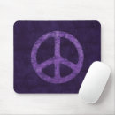 Search for peace sign mouse mats Purple