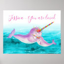 Search for cute narwhal posters Whimsical