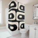 Search for cream and black shower curtains Retro