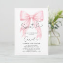 Search for elegant sweet 16 invitations Pink bow