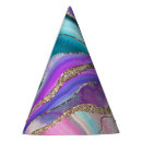 Search for unicorn paper party hats Gold glitter