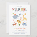 Search for a little wild one baby shower invitations Modern