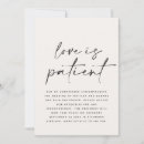 Search for love is patient invitations Modern