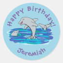 Search for dolphin cartoon stickers Porpoise