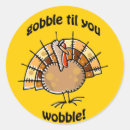 Search for thanksgiving humor stickers Turkey