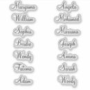 Search for first name stickers Black