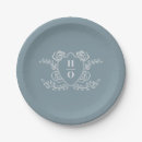 Search for floral wedding plates Dusty blue