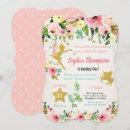 Search for unicorn fairy invitations Pink and gold
