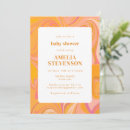 Search for orange fuchsia invitations Modern