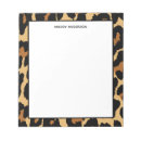 Search for cheetah print notepads Pattern