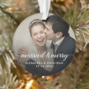 Search for first date christmas tree decorations Married and merry