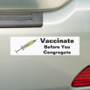 Search for virus bumper stickers Vaccination