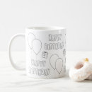 Search for birthday background mugs Party