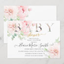 Search for pretty in pink baby shower invitations Cute