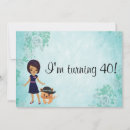 Search for turning 40 invitations Floral