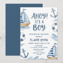Search for nautical baby boy shower invitations Sea