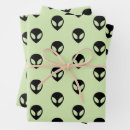 Search for alien wrapping paper Sci fi