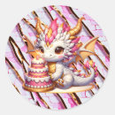Search for cute pink dragon stickers Fantasy