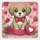 Search for valentines day puppy stickers Cute
