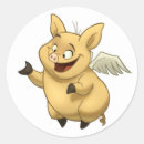 Search for pigs with wings stickers Cartoon