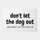 Search for police doormats Unique