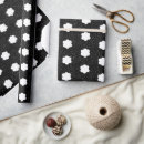 Search for black and white floral wrapping paper Modern