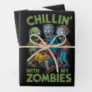 Search for zombie wrapping paper Halloween