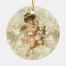 Search for cherub christmas tree decorations Gold