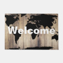 Search for world map doormats Wanderlust