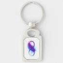 Search for lilac rectangular key rings Purple