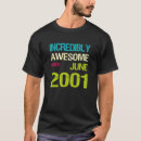 Search for incredible tshirts 2001