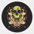 Search for flaming skulls stickers Skeleton