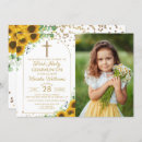 Search for sunflower first communion invitations Holy