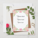 Search for leaf greeting invitations Floral